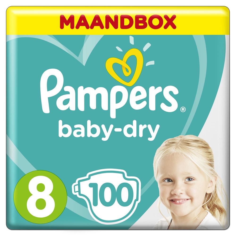 Pampers Size 8, Monthbox 100 psc.