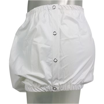 PVC Pants Snaps on the Side, White or Transparant