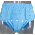 Front Open Plastic Pants with Snaps