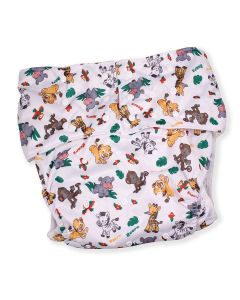 Adult Size Washable Pocket Diapers, Multiprint